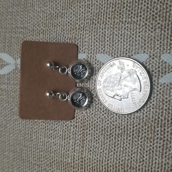 Top Dog Bowl Earrings. - Picture 3 of 4